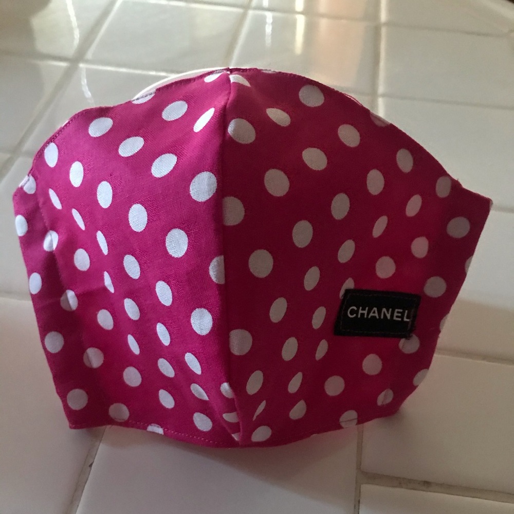 Face masks w/ authentic CHANEL ribbon.